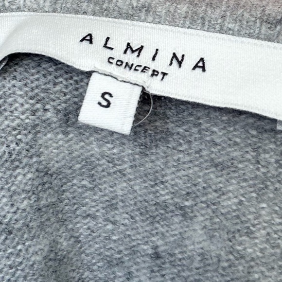 Almina Concept Crew Neck Sweater in Gray - Picture 10 of 10